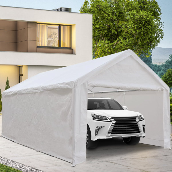 LAUREL CANYON Carport 12' W X 20' D Garage & Reviews Wayfair